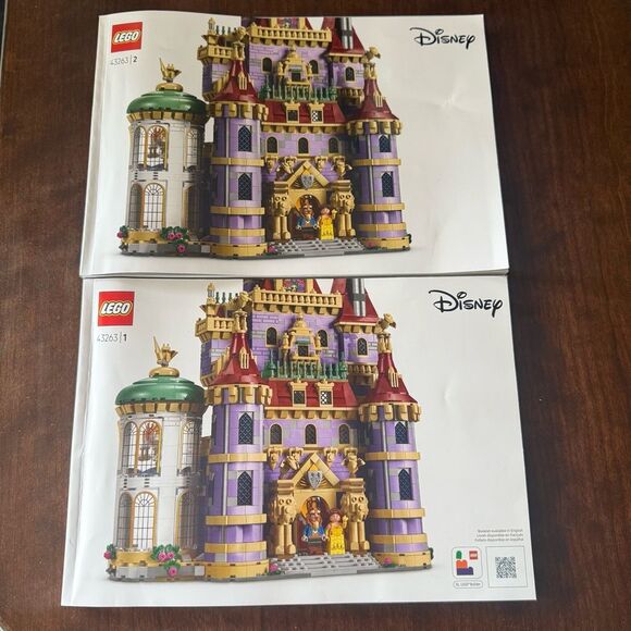 Lego Other - Lego Disney Beauty and the Beast Castle Set Instructions